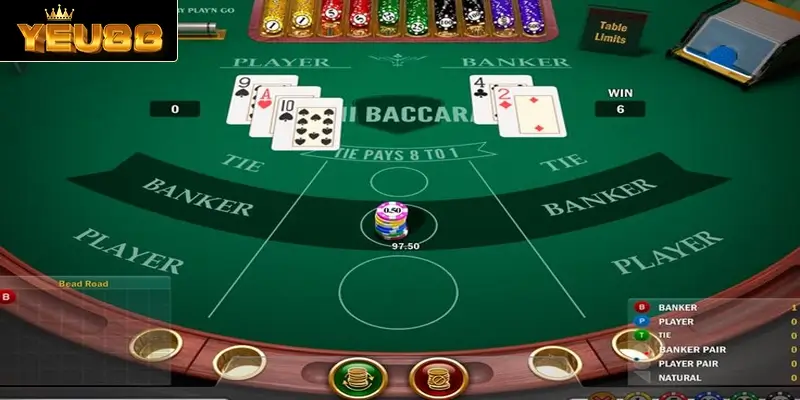 Thông tin tổng quát game Baccarat Yeu88